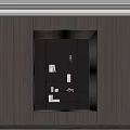 Modern Bookshelf In Dark Wood Wall Featuring Layered Shelves With Books Decorations And Elegant Lighting