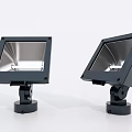 Modern Black Downlights And Spotlights With Square Housing Silver Reflector