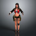 Warrior Character With Combat Gear And Tactical Equipment