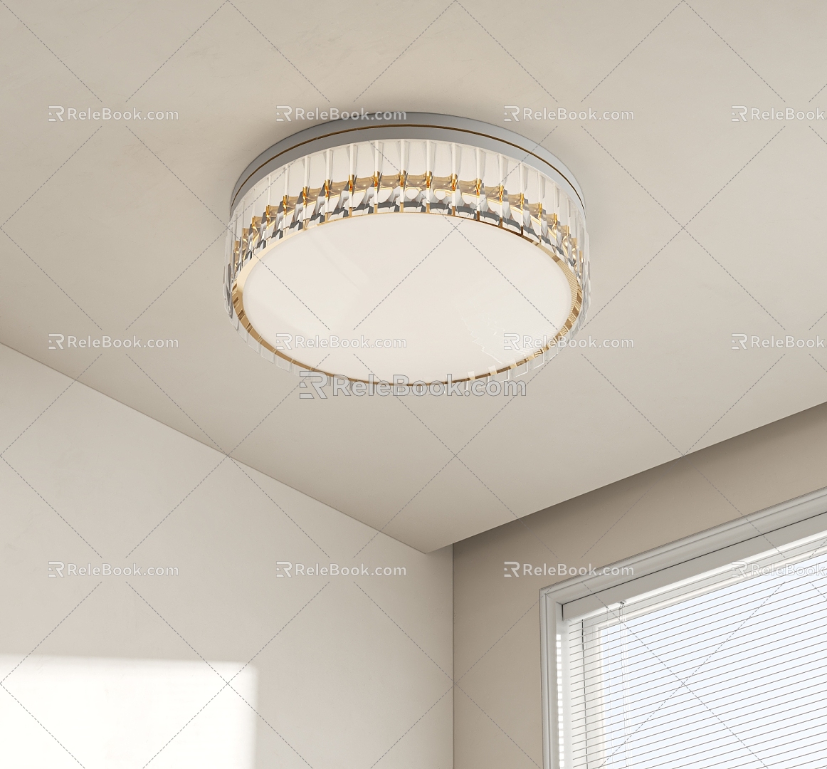 French Crystal Ceiling Lamp model