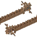 Heavy Duty Agricultural Tillage Equipment With Metal Frame And Multiple Tines