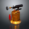 blowtorch fire lamp gasoline blowtorch kerosene blowtorch blowpipe modern weapon hot weapon hot weapon gun 3d model