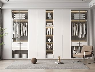 Modern wardrobe 3d model