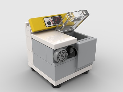 Lego toy washing machine appliances 3d model