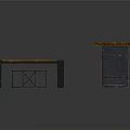 Industrial Furniture With Wooden Tops Metal Frames Console Bench And Side Tables