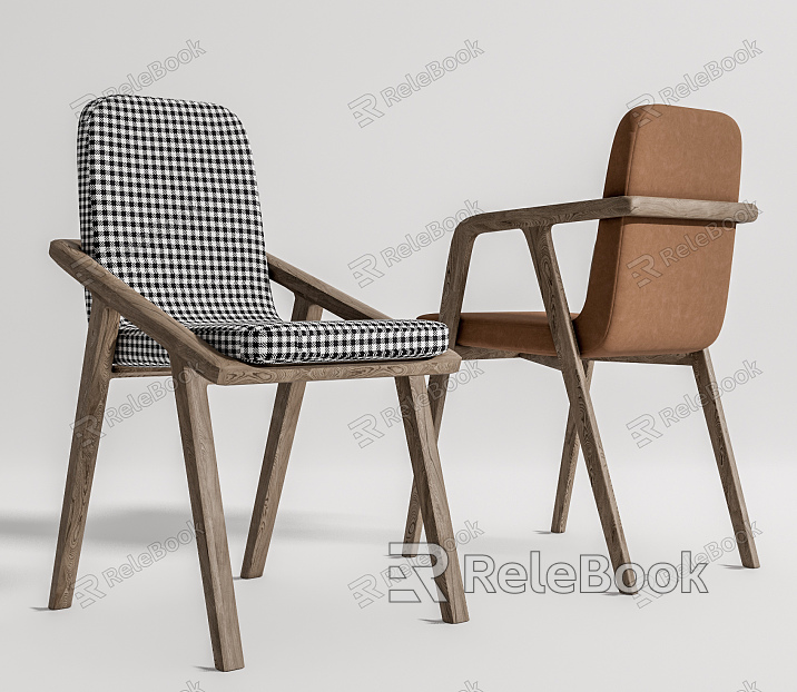 Modern Dining Chair Single Chair Dining Chair model