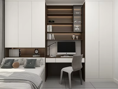 Modern Tatami Bedroom Tatami 3d model