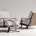 Modern Single Sofa Leisure Chair 3d model