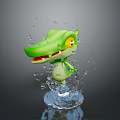 Crocodile Alligator Nile Crocodile carnivore reptile cold-blooded animal reptile 3d model