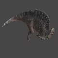 Realistic Spinosaurus Game Movie Character With Sail Back And Open Mouth