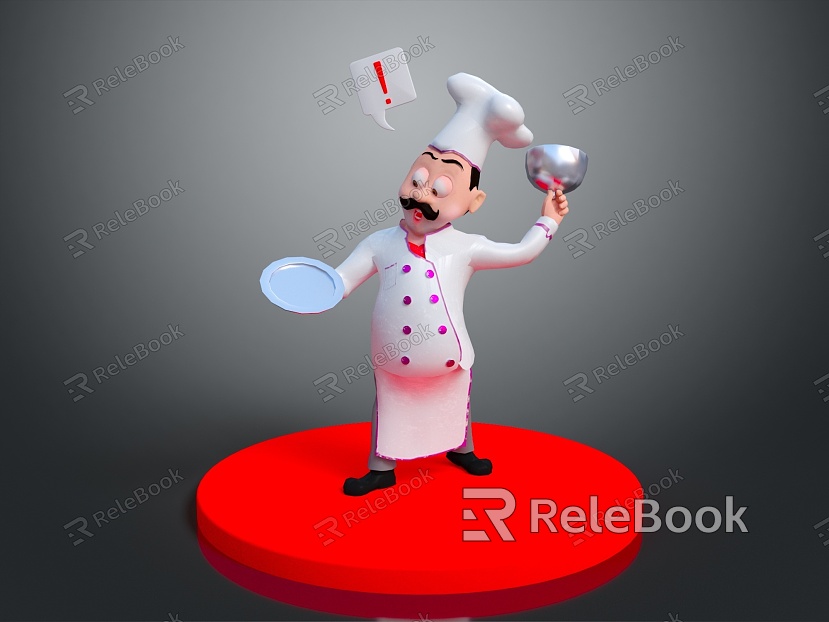 Characters Cartoon Chef Anime Characters Game Characters Realistic Characters Cartoon Characters model