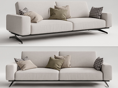 Modern double sofa model