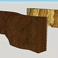 Wooden Building Exterior Wall With Intricate Carved Details And Vertical Panels