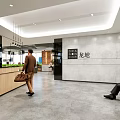 Modern Conference Room Interior With Large Meeting Table Chairs Projection Screen And Glass Wall