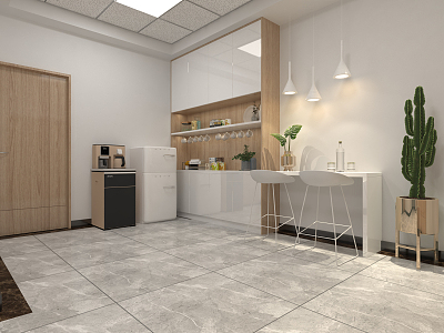 Modern pantry 3d model