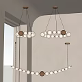 Elegant Modern Gold Spherical Pendant Lights Design For Living Room Interior Decor