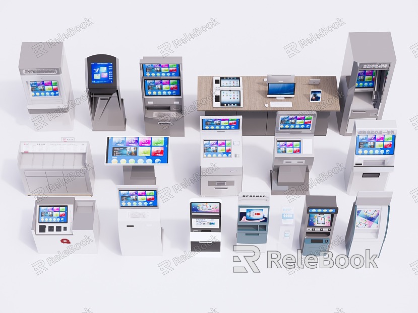 Modern all-in-one machine self-service machine number machine terminal machine ticket machine display machine model