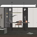 Modern study 3d model