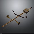 Traditional Chinese Erhu String Instrument With Wooden Neck Sound Box And Bow