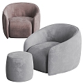 Sofa Single Sofa Seat Casual Sofa Single Chair Lazy Sofa 3d model