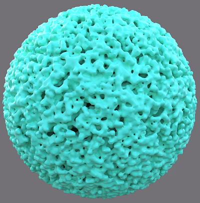modern ball porous ball 3d model