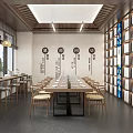 New Chinese Library 3d model