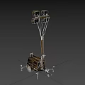 Generator Retro Generator Diesel Generator Diesel Lighthouse 3d model