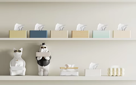 Other daily necessities Modern Italian Other ornaments Box Paper box Paper box 3d model