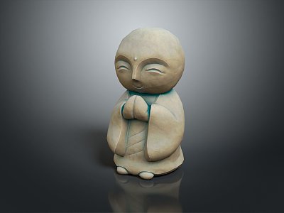 monk, small monk, monk, monk, monk, monk, Taoist priest, ancient male, ancient man, ancient figure 3d model