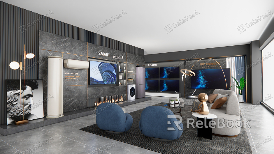 Modern Store Home Appliance Store model