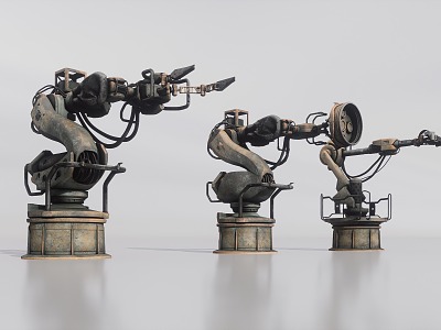 Large mechanical arm 3d model