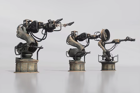 Large mechanical arm 3d model