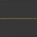 Golden Yellow Millipede With Elongated Segmented Body On Dark Gradient Background
