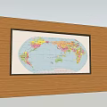 Wooden Display Shelves With Yearly Posters And Information Charts From 1995 To 2020