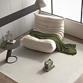 Modern Lazy Sofa 3d model