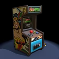 Game machine slot machine arcade machine electric video game machine 3d model