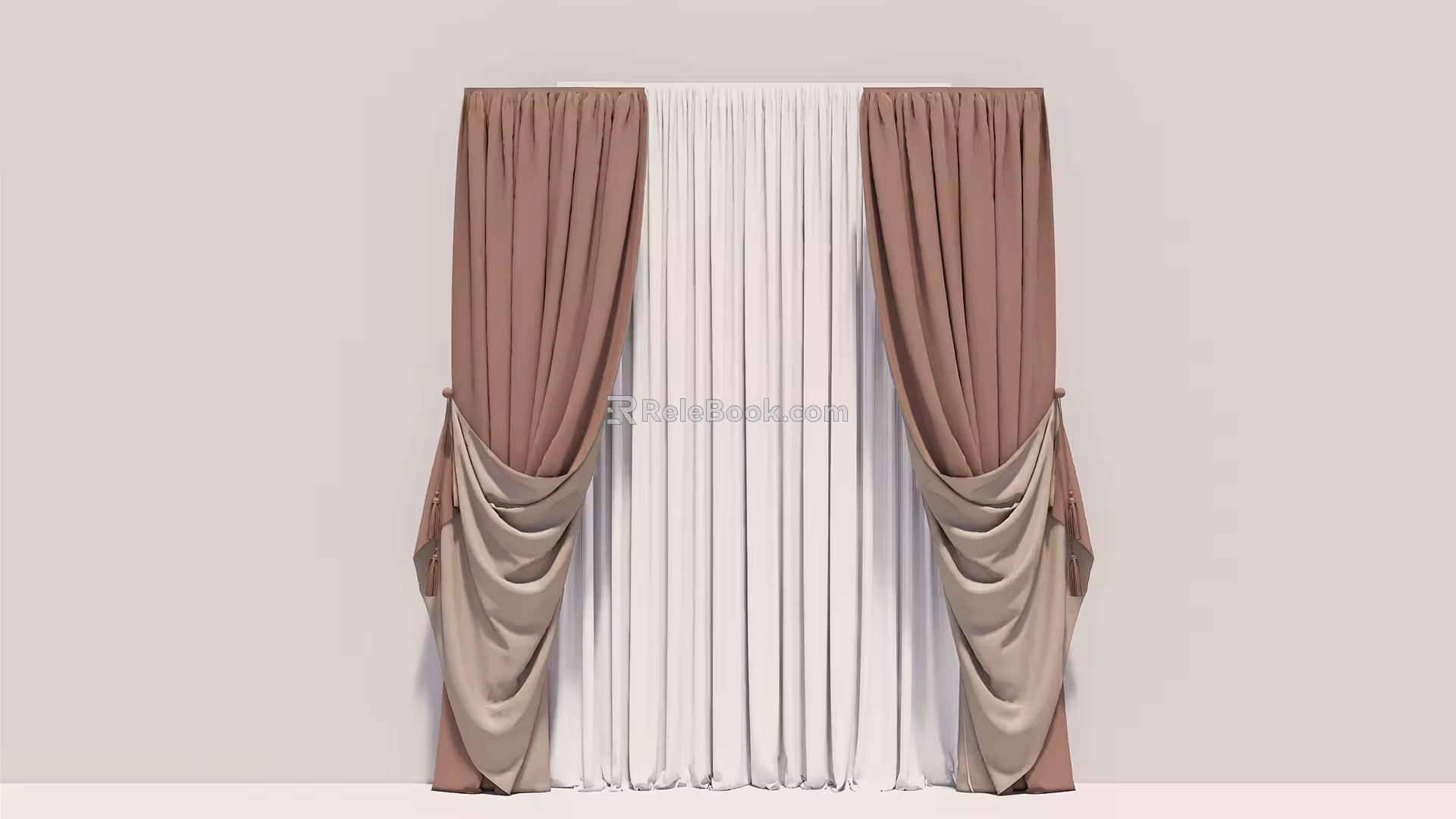 Modern Curtains 3d model
