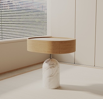 Modern bedside table 3d model