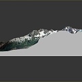 Geography, topography, mountain shape, ridge, ridge, valley, mountain range, canyon, geomorphology, mountain peak, mountain body 3d model