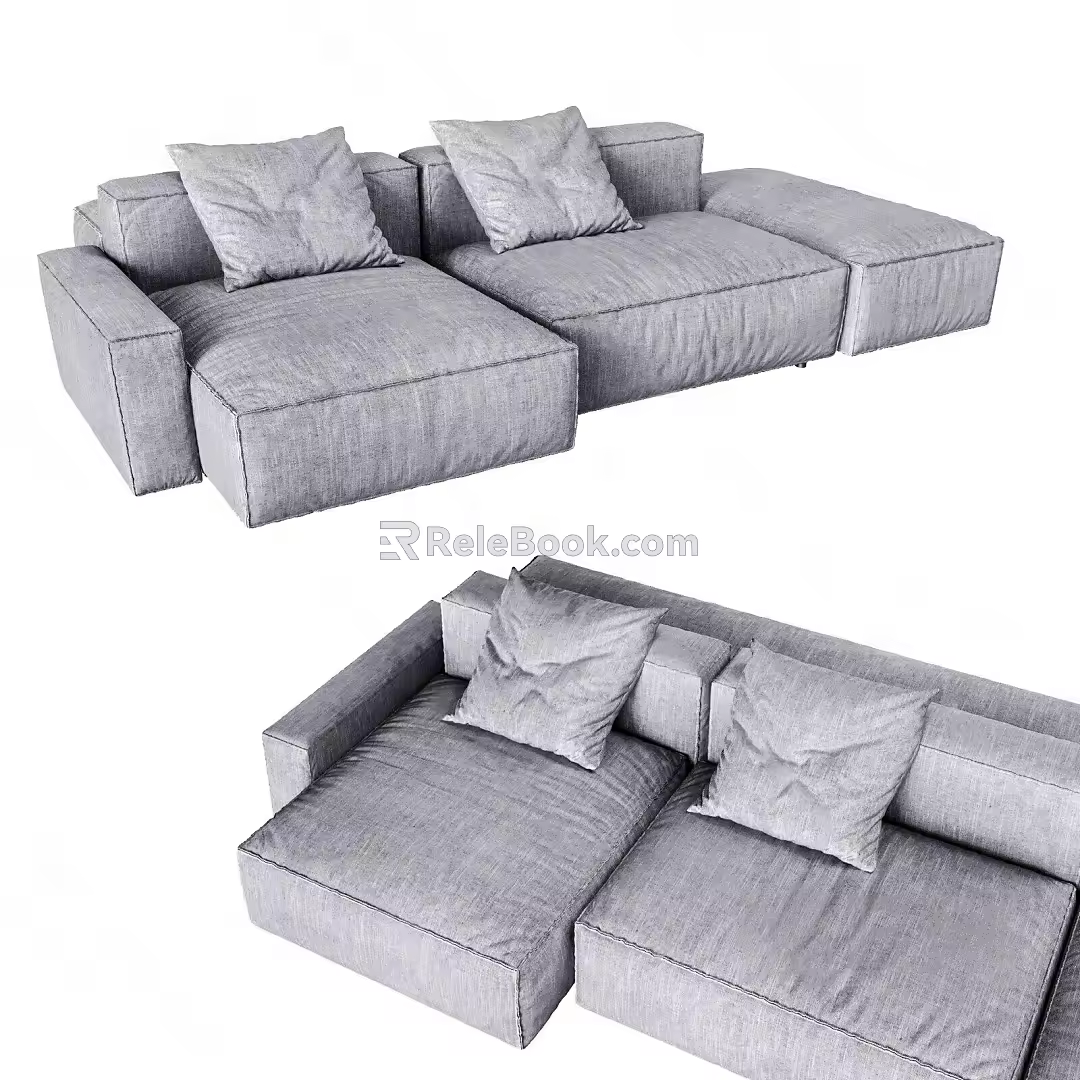 Multiplayer sofa 3d model download 2014VR0 3d model