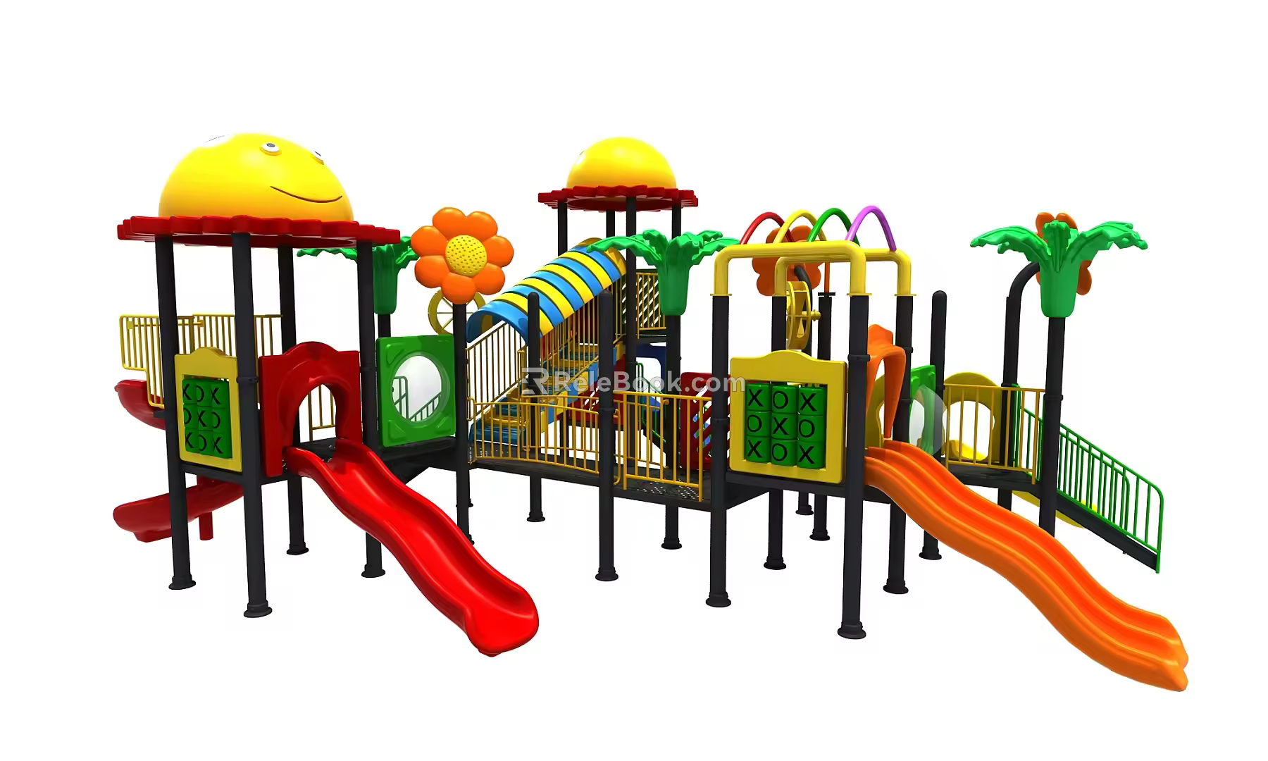 Modern Slide Cute Slide Rides 3d model
