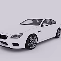 White Two Door Sports Car Featuring Sleek Rear Design Stylish Taillights And Alloy Wheels
