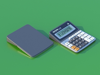 calculator stationery sketch 3d model