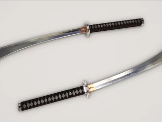 Modern Knife Machete 3d model