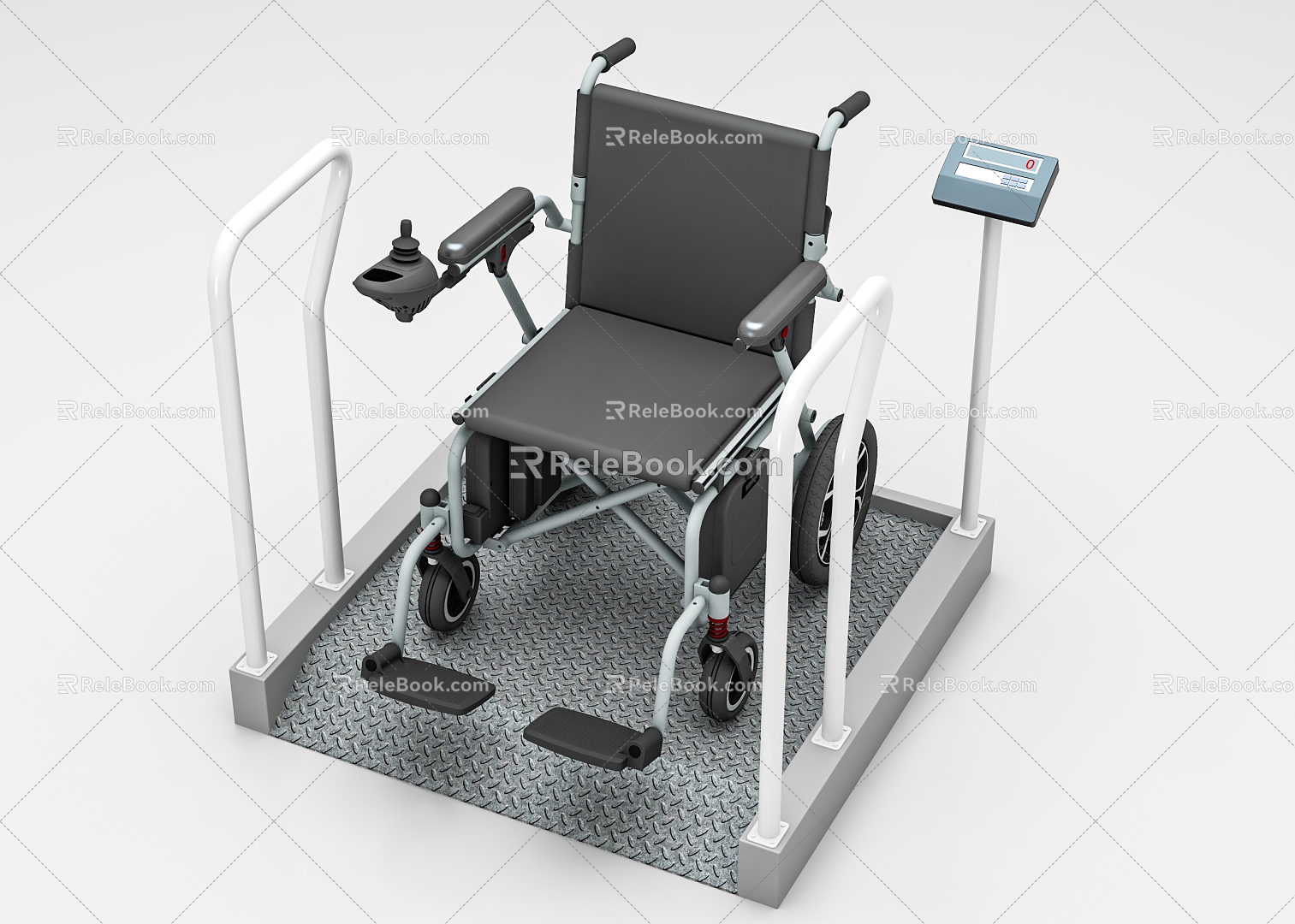 Wheelchair said 3d model