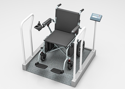 Wheelchair said 3d model