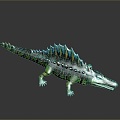 Crocodile Alligator Nile Crocodile carnivore reptile cold-blooded animal reptile reptile 3d model