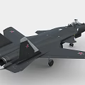 Modern Black Fighter Jet Featuring Cockpit Red Star Emblems And Aerodynamic Wings