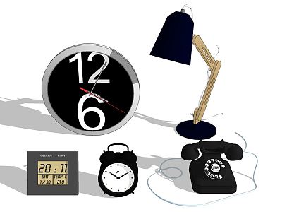 modern clock alarm clock digital equipment model