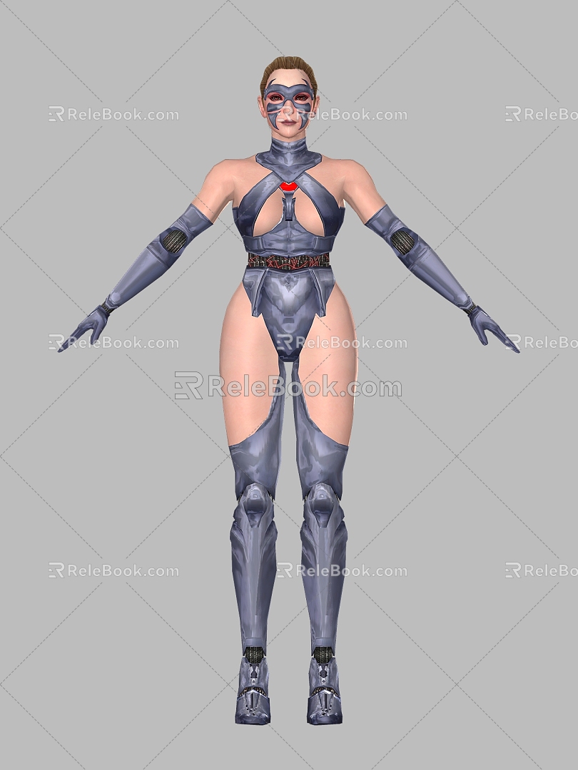 Realistic Sexy Beauty Realistic Sexy Beauty Female Short Hair Figure Girl Gloves Female Warrior Female Assassin 3d model